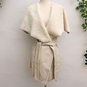 Blank NYC‎ Shearling Vest Jacket Size Medium